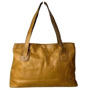 DARK'S Designs in Leather Tote American Bison Leather Made in USA